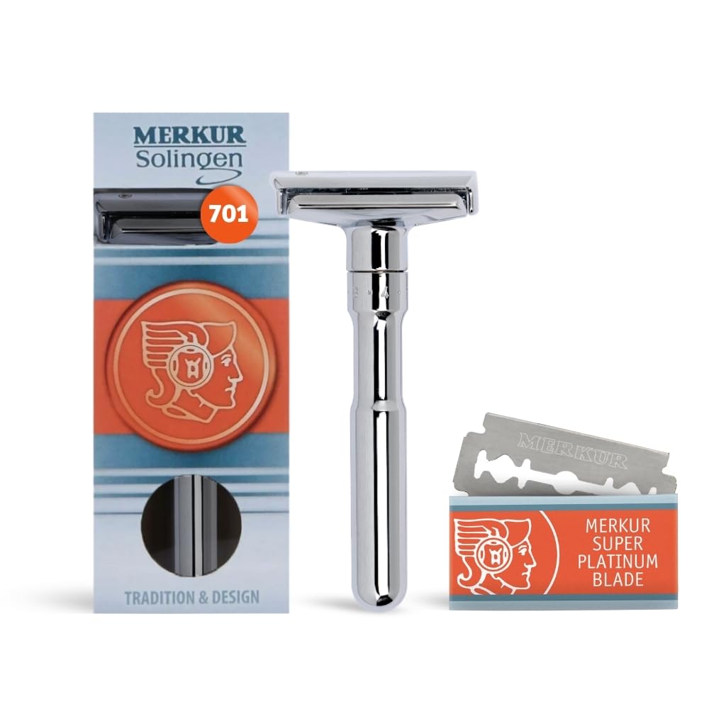Merkur Futur – Rasoir de Sécurité Réglable, Finition Chrome