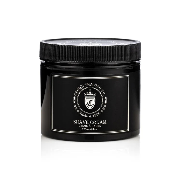 Crown Shaving Co. – Crème à Raser, Pot de 120 ml